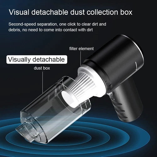 120W Handheld Cordless Vacuum Cleaner Small Mini Portable Car Auto Home Wireless - Picture 5 of 22