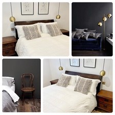 Stunning Double Solid Reclaimed Teak Lombok Bed Frame RRP£1600- DELIVERY POSSIBL