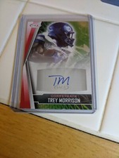 2022 TREY MORRISON SAGE LOW SERIES AUTOGRAPH AUTO RED