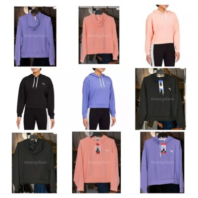 Puma Ladies  Lightweight Hoodie in Pink , blue, black