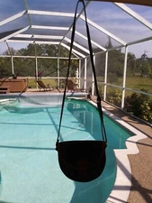 Giudi Vintage Saddle Bag Brown Black Italian Leather Classy Look Lightly Used