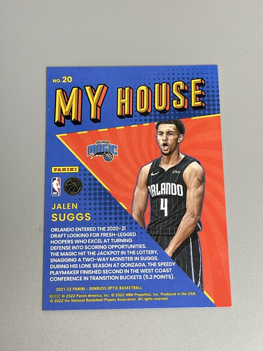 Jalen Suggs 2021-22 Panini Donruss Optic My House Rookie RC #20
