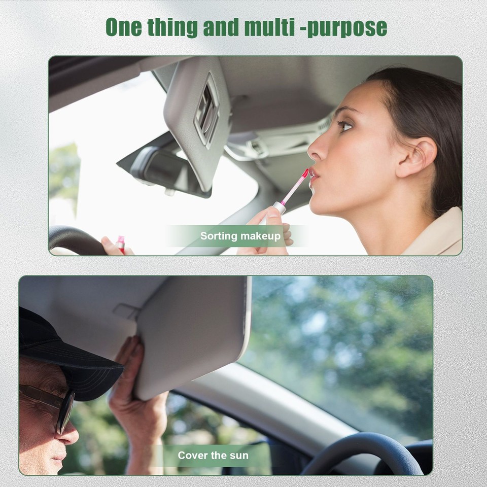 Topcn-autoparts Driver Side Left Sun Visor – Fits Hyundai Sonata Limited 3.3L (2007-2008) – Gray