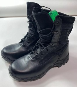 vibram combat boots black