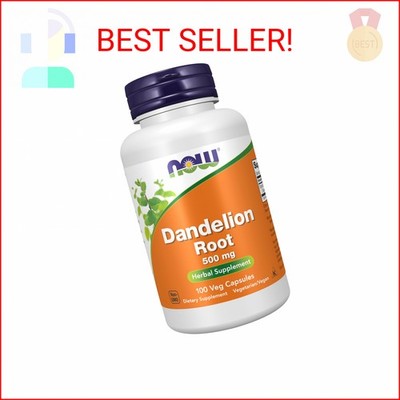 NOW Foods Supplements, Dandelion Root (Taraxacum officinale) 500 mg, Herbal Supp