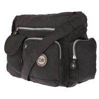 Damen Handtasche Crinkle Nylon UmhäNgetasche Schultertasche Tasche Shopper Bag