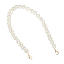 Imitation Pearl Purse Strap 20" Handbag Chain with Lobster Clasp 16mm