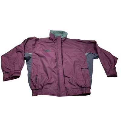 Vintage Columbia Bugaboo Jacket Womens Large Purple Teal Colorblock 90s Ski Coat