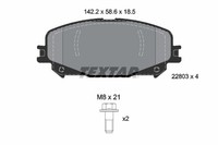 Bremsbelagsatz Scheibenbremse Q+ Textar 2280301 FüR Espace Renault ScÉNic Captur