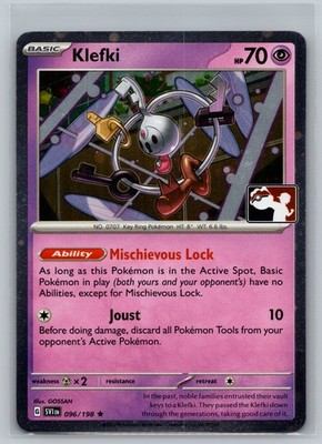 Klefki (Cosmos Holo) 096/198 Rare Prize Pack Series Cards Pokemon Near Mint