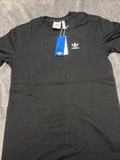 adidas Originals Essential Tee Men's Black Crew Neck Tee Small