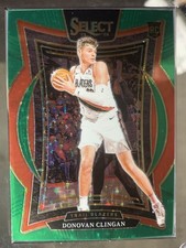2024-25 Panini Select - Concourse Donovan Clingan #69 Green Stars Prizm (RC) PJ