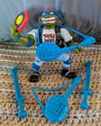 TMNT Teenage Mutant Ninja Turtles - Classic Rocker Leonardo (1991) VTG - READ!