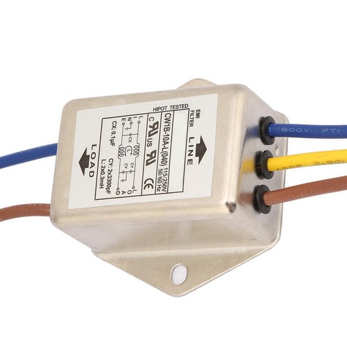 (040) Filtro monofase EMI Filtro di potenza 125/250v - Foto 1 di 22