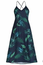 Old Navy and Green Tropical  Print Maxi Dress Size M