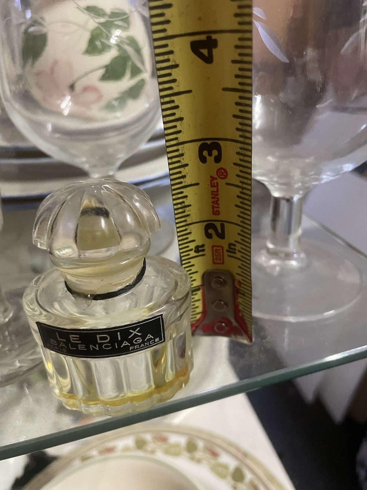 3 vintage balenciaga France Small Perfume Bottles Le Dix Prelude Quadrille thumbnail 10