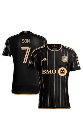 MLS Los Angeles FC Son #7 Soccer Black Jersey US Adult Size Large