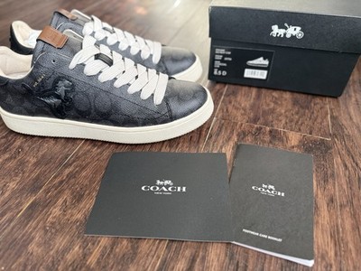 Coach SIG Rexy C101 Charcoal Shoes Size 8.5 Brand New In Box