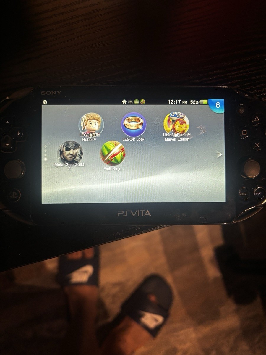 Sony PlayStation Vita Crystal Black Gaming Handheld System for