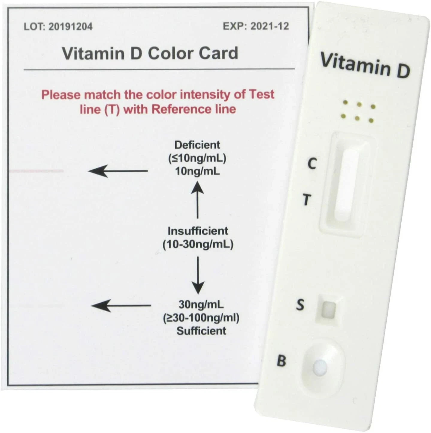 Rickets Support Kit Vitamin D Test Kit, Level Insufficiency Deficiency Rickets Blood ...