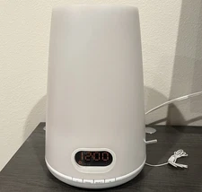 Philips HF3470 Wake-Up Light Therapy Natural Sunrise Lamp Alarm Clock FM Radio
