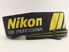 Nikon Camera Neck/Shoulder Strap for Professional Black Yellow listed from Japan