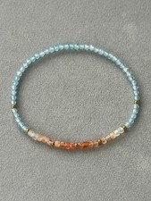 Armband „Lichtglanz” – Topas & Sonnenstein ✨☀️ zarter Glanz der Lebensfreude  ✨