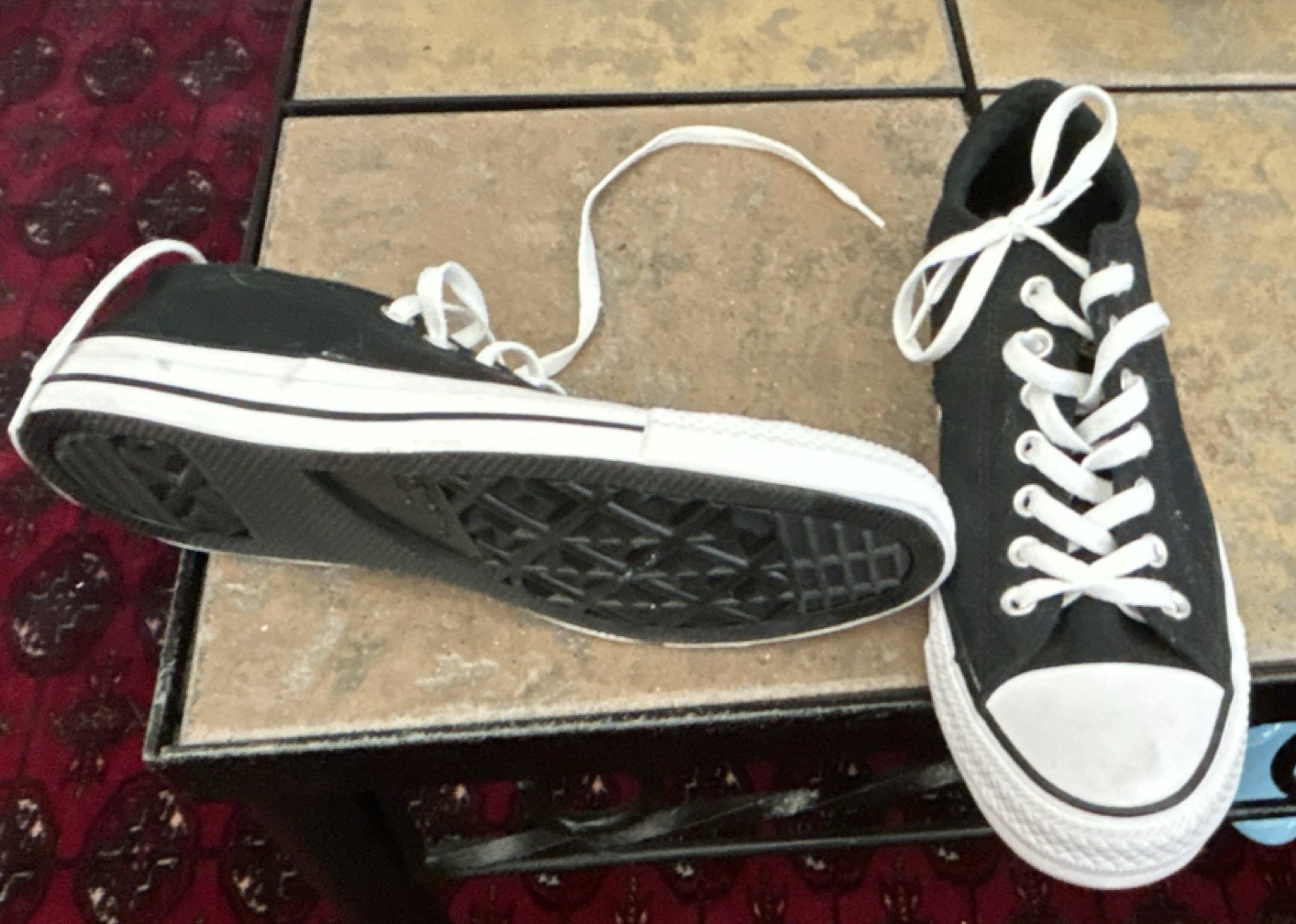 Converse All Star Black Canvas Sneakers Men's Size 11 US Lace Up Casual Shoes thumbnail 2