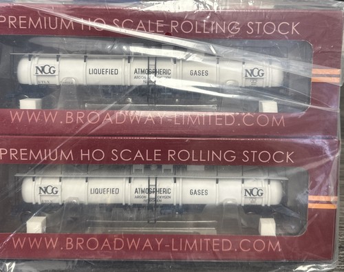 Coche cisterna criogénico Broadway Limited Imports HO #6317 paquete de 2 NCG NUEVO EN CAJA | Zustand: New