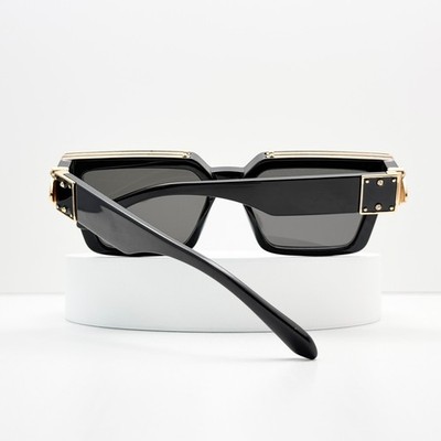 Louis Vuitton Z1165W 1.1 Millionaires Sunglasses Black Gold | eBay