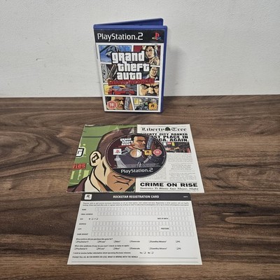 Grand Theft Auto Liberty City Stories Playstation 2 PS2 Komplett Karte Anleitung 