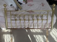 Vintage Brass Double Bed Headboard with Decorative China Beautiful Design Floral