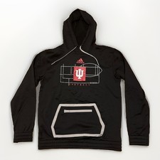 Adidas IU Indiana University Hoosiers Aeroready Football Hoodie Sweatshirt NWT