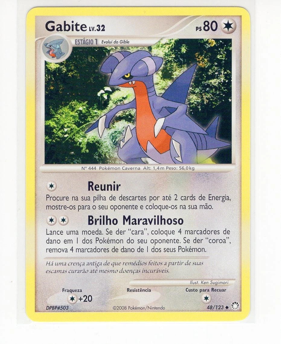 Gabite Pokemon Card for sale