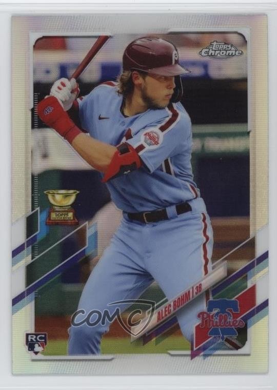 2021 Topps Chrome Refractor Alec Bohm #119 13kt