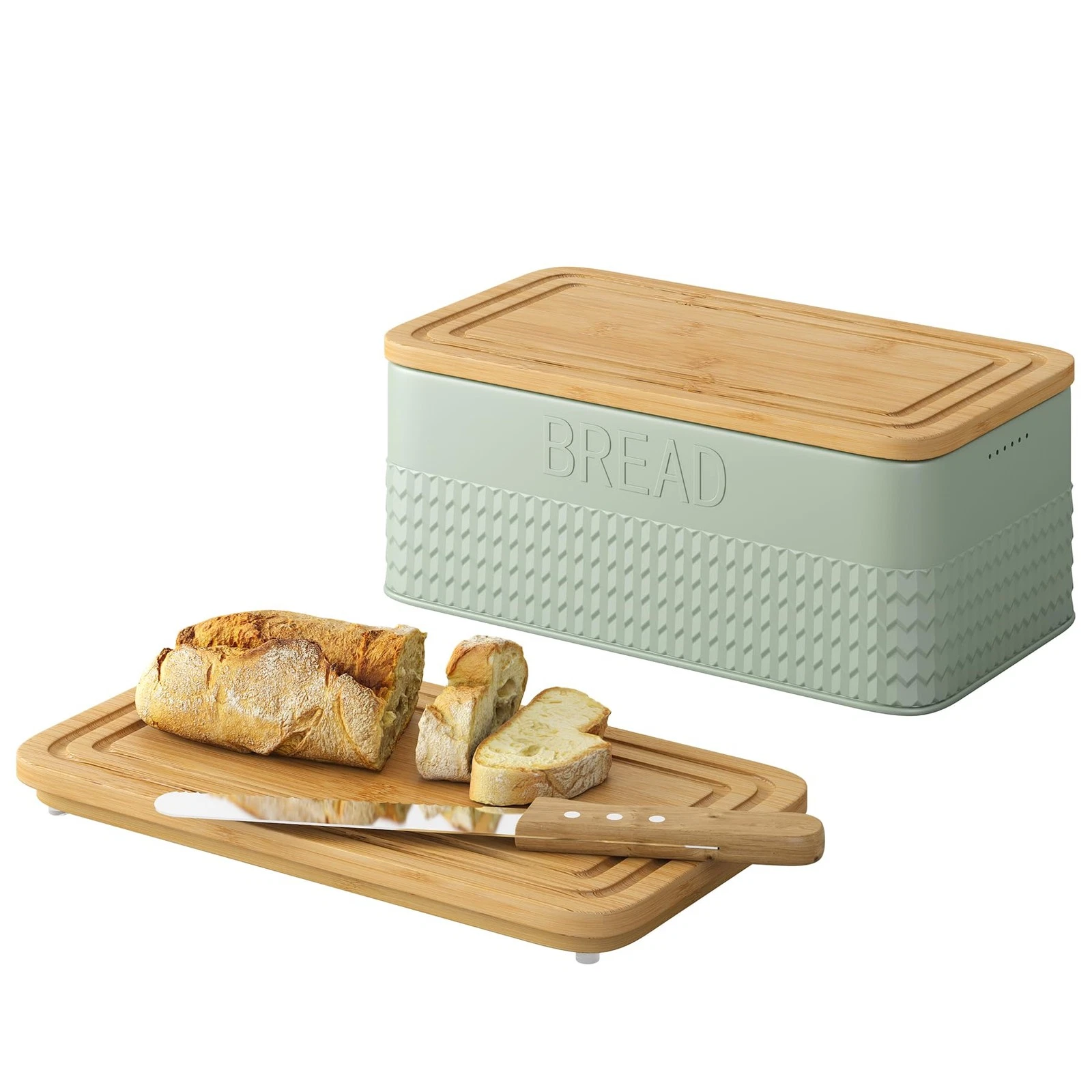 kiplant Bread Box for Kitchen Countertop, Large Bread Storage Container with ...
Opens in a new wind