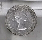 Canada 50 Cents 1953 ~ Coronation Year ~ 0.8 silver