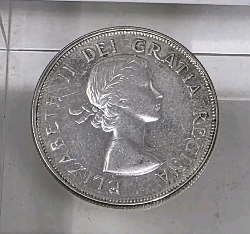 Canada 50 Cents 1953 ~ Coronation Year ~ 0.8 silver