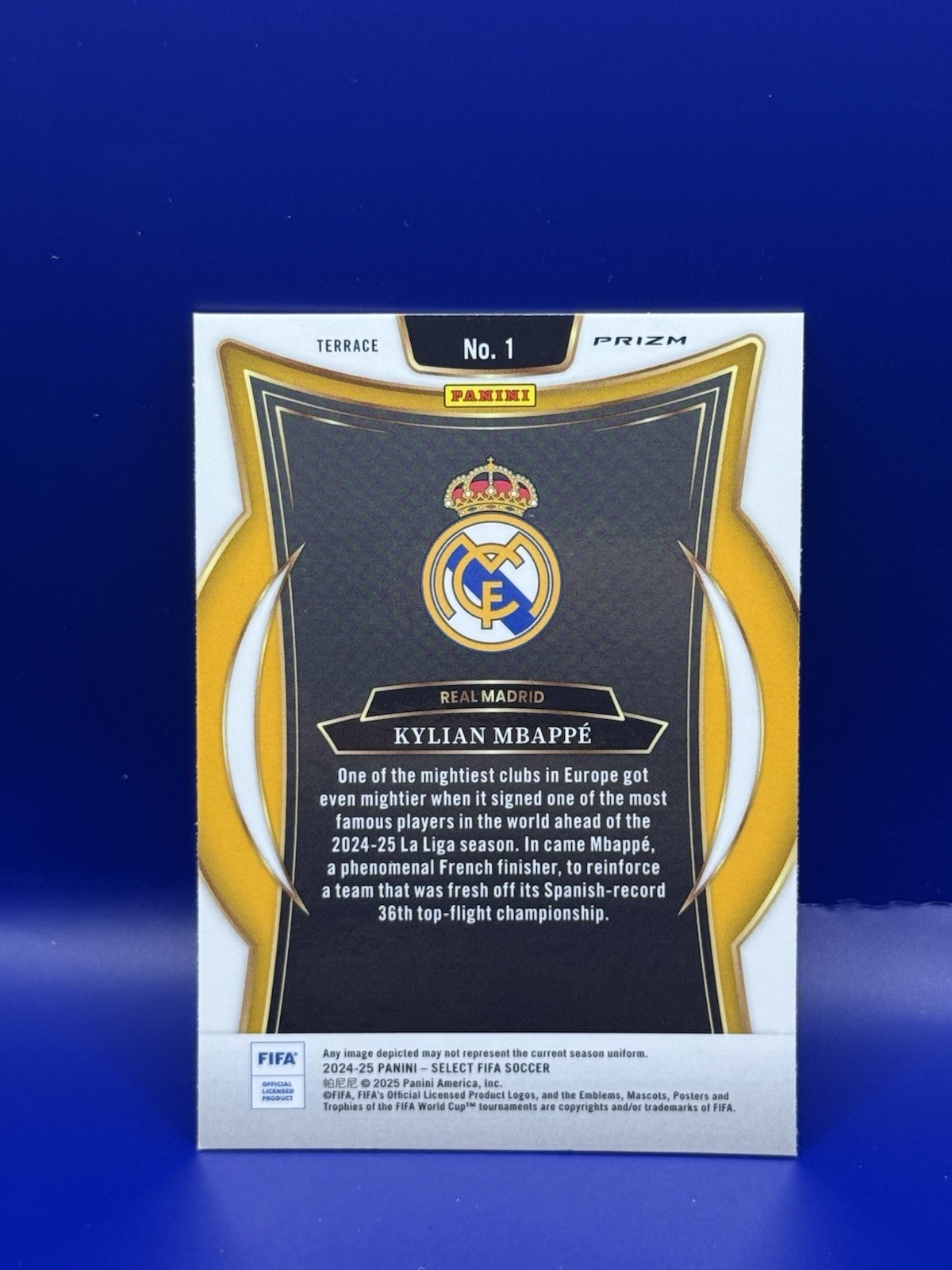 🔥2024-25 Panini Select FIFA Kylian Mbappe Green Ice Pack SSP!  France🔥 view 2