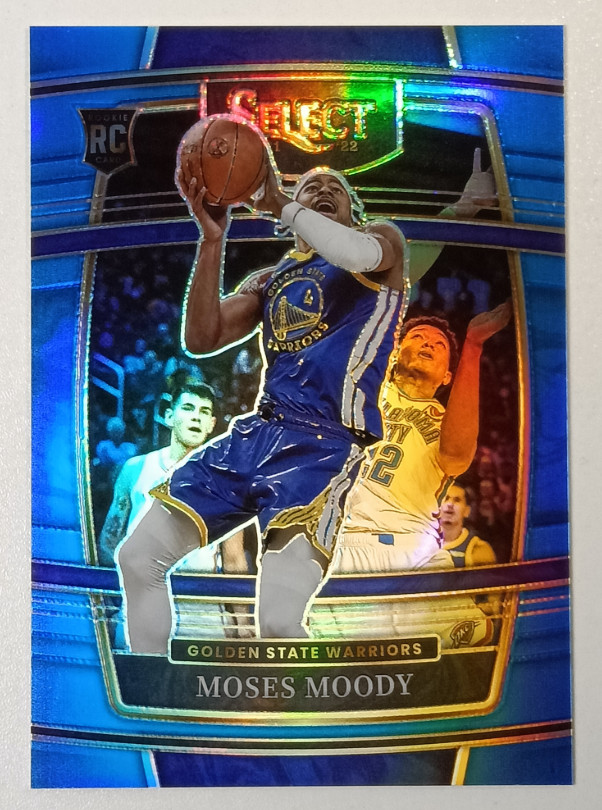 Moses Moody 2021-22 Panini Select 110/299 Concourse Light Blue RC #62