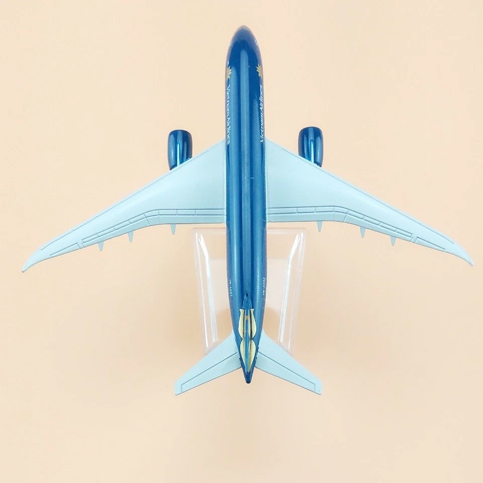 16cm Modello Aereo Lega Diecast 1:400 Vietnam Airlines Boeing 787-8 Dreamliner - Immagine 4 di 4