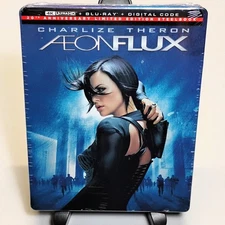 AEON FLUX 20th Anniv. Ed. 4K + Blu-ray + Digital + Steelbook *MINT NEW 1st Class