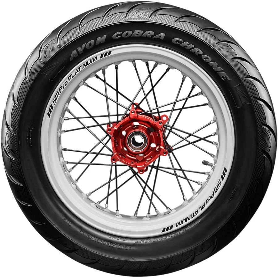 Avon Tire Cobra Chrome Rear Tire - MT90B-16 - Image 2 of 2