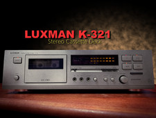 Luxman K-321   RaRe   Vintage Stereo Cassette Deck