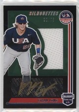 2022 Panini USA Baseball Stars & Stripes Black Gold 22/75 Ethan Long Auto 7ba