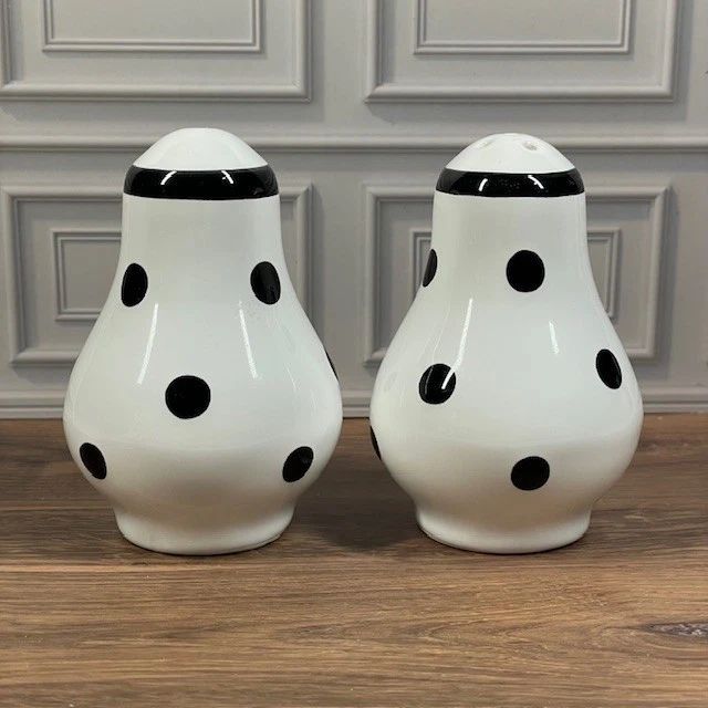 Agitadores de sal e pimenta de cerâmica bolinhas decoração de mesa de cozinha - Imagem 2 de 4