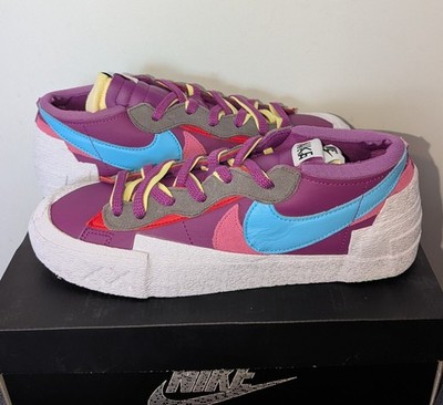 Nike Blazer Low x KAWS x Sacai Purple Dusk DM7901-500 Size 10.5 Brand New