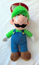 Official Nintendo Luigi Plush ZIPPER BACK 8" Inch Figure 2011 MARIO BROTHERS Toy