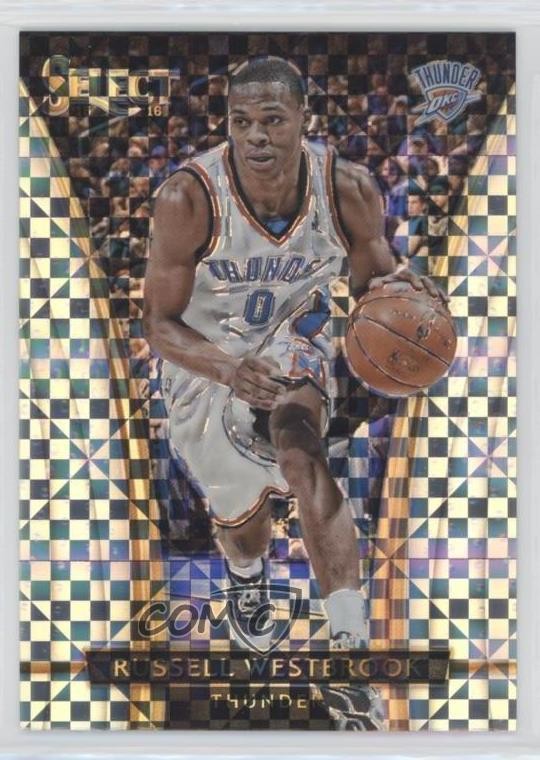 2015-16 Panini Select Courtside Silver Prizm Russell Westbrook #286 5ir