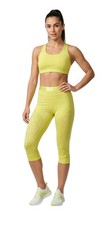 Adidas By Stella McCartney Athletic Leggings In Sharp Yellow